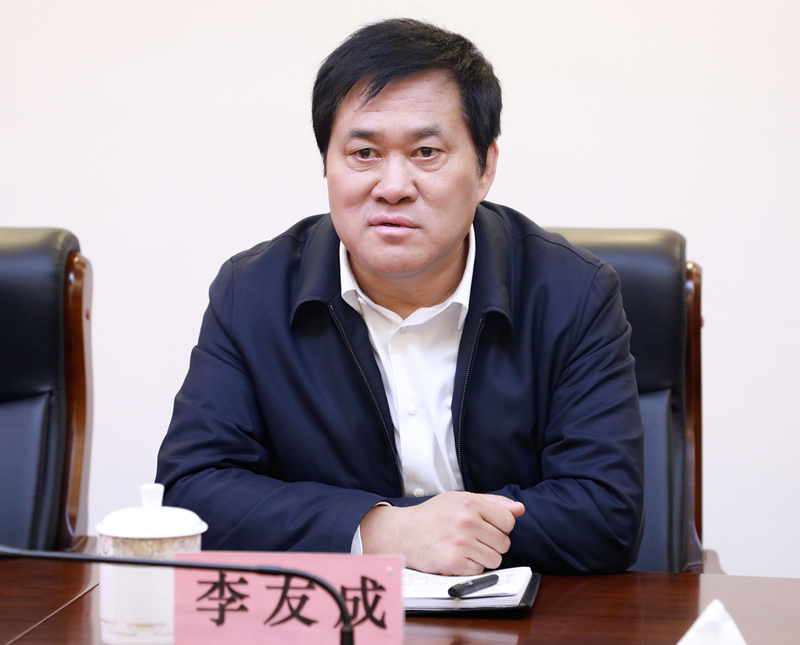 熊良虎顾峰拜会渭河生态集团党委书记董事长李友成、总司理杨大庆