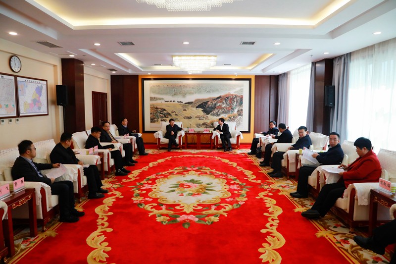 熊良虎拜会榆林市市长李春临、副市长张胜利